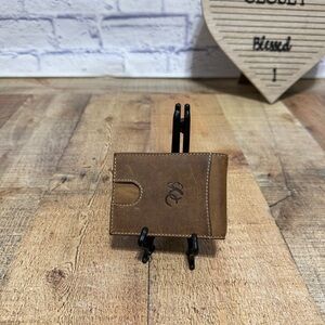 UC leather company urban cowboy Leather Money Clip Bifold wallet